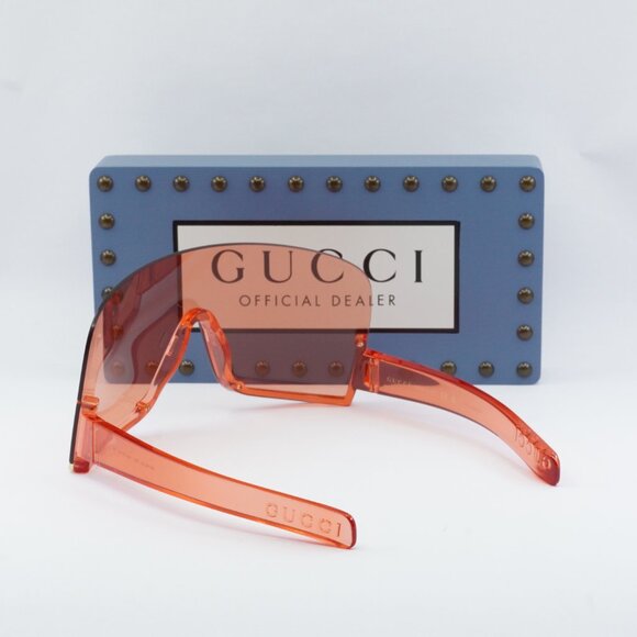 Gucci GG1631S 001 Shield Sunglasses - Red - Picture 11 of 12